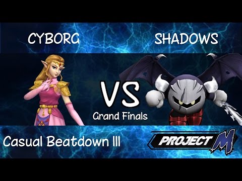 Casual Beatdown III | Cyborg (Zelda) vs Shadows (Meta Knight, Mewtwo) - Grand Finals