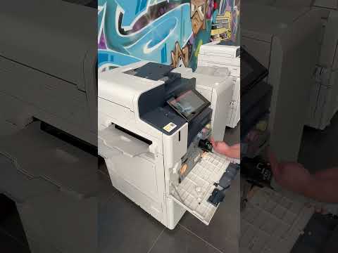 How to replace a toner from the Xerox AltaLink C8130 / C8135 / C8145 / C8155 / C8170? #xerox #howto