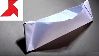 Как сделать индейское каноэ из бумаги А4?