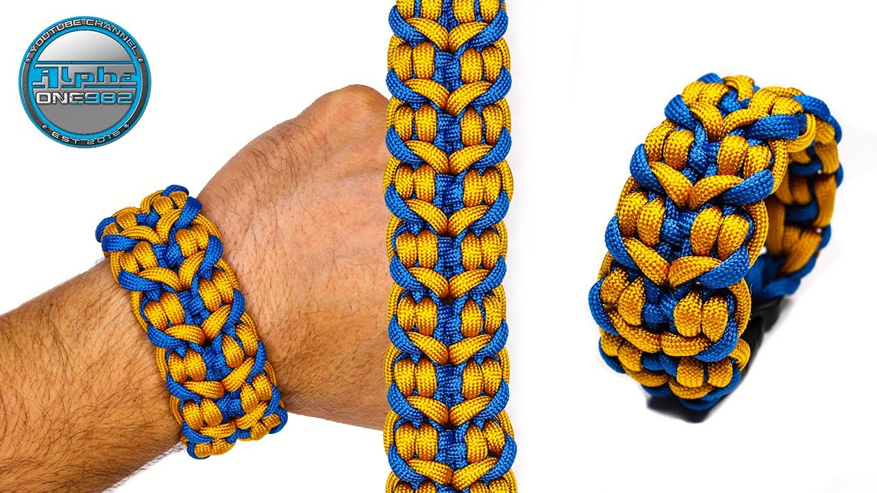 How to Make an Amazing Paracord Bracelet Knot Tutorial DIY