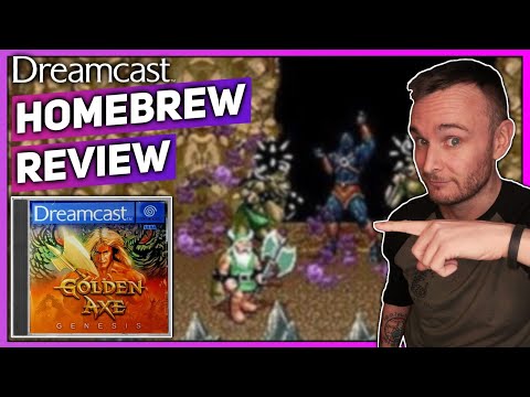 GOLDEN AXE GENESIS - SEGA DREAMCAST HOMEBREW REVIEW