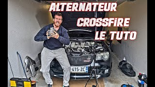 Remplacement Alternateur + Ventilateur Chrysler Crossfire SRT6 - Mercedes SLK 32 AMG - M112 V6