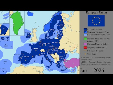 The History of the European Union: Every Month