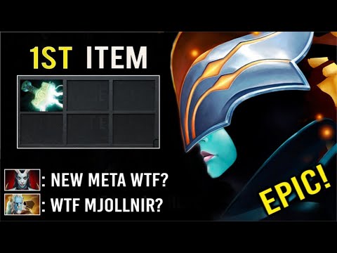NEW META 7.32 First Item Mjollnir PA Crazy Fast + Lifesteal Rework vs PL Most Imba Hero WTF Dota 2