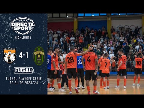 Futsal A2 Elite Semifinale Playoff Andata - Leonardo-Pordenone 4-1 (Highlights)