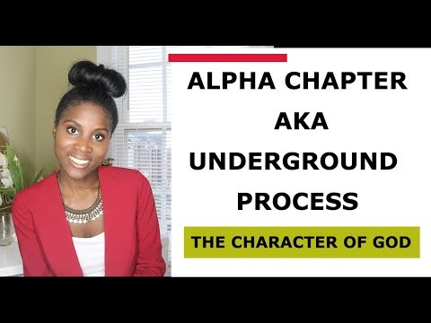 Alpha Chapter AKA Underground Process