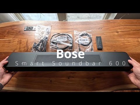 BOSE Smart Soundbar 600 Unboxing, Setup & Sound Test (Dolby Atmos) #bose #technology #tech #review