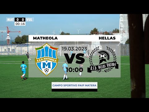 U15 Highlights Matheola - Hellas Vulture 19.03.2023 Risultato finale 0-2