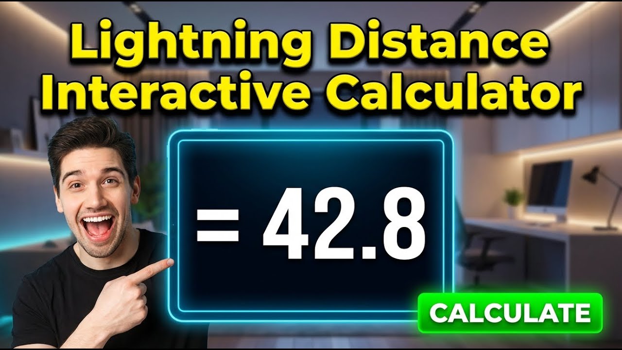 Lightning Distance Interactive Calculator