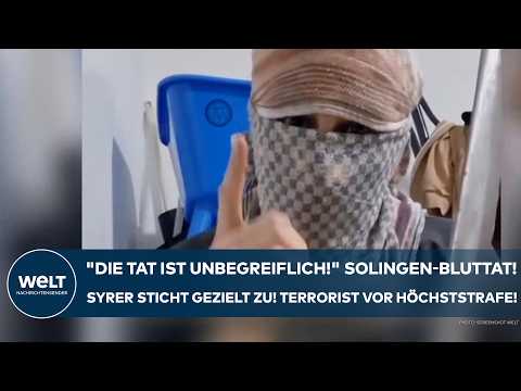 SOLINGEN: "Akt des Heiligen Kriegs!" Bluttat! Syrer sticht gezielt zu! Terrorist vor Höchststrafe!