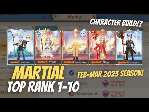 Top Rank 1-10 on Martial (Feb - March 2023) Review!! - Cloud Song