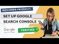 Google Search Console Account Setup Tutorial For Beginners