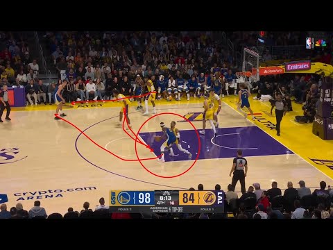 LOS ANGELES LAKERS absolute diarrhea coaching vs. GOLDEN STATE WARRIORS 