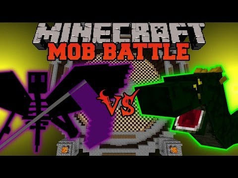 ENDER REAPER VS BASILISK - Minecraft Mob Battles - OreSpawn Mod