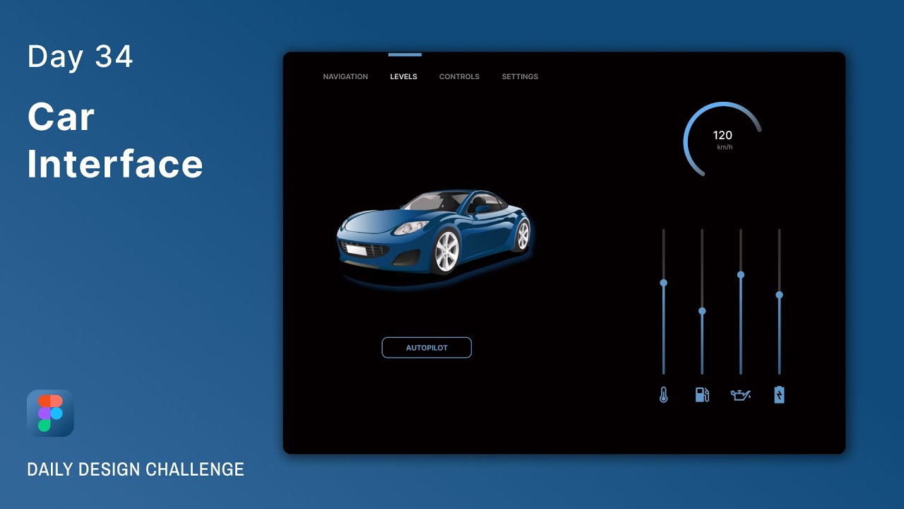 Daily UI Design Challenge | Day 34 | Car Interface UI