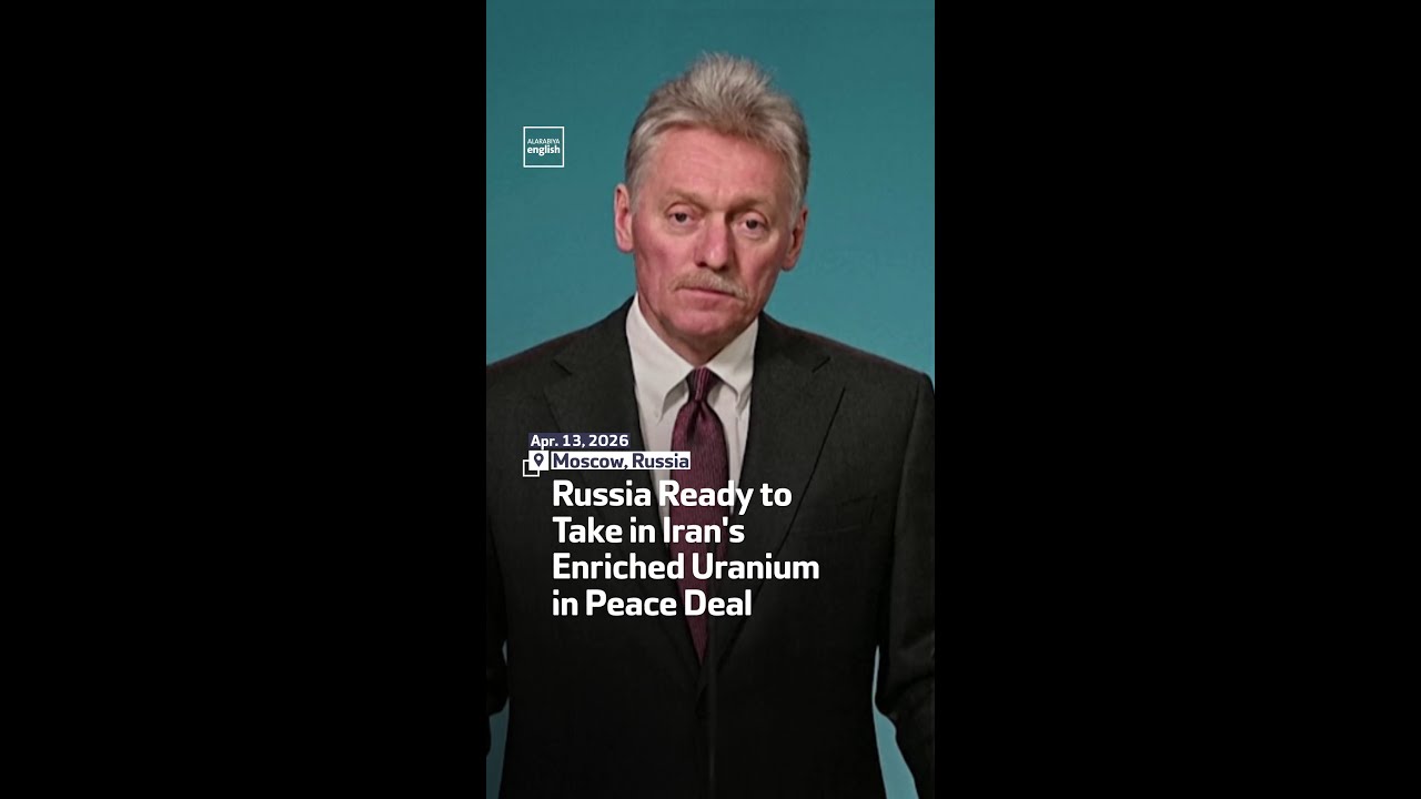 Video | Russia Ready to Take in Iran's Enriched Uranium in Peace Deal