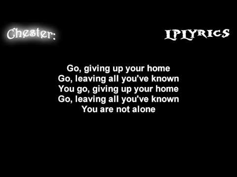 Linkin Park- Not Alone [ Lyrics on screen ] HD
