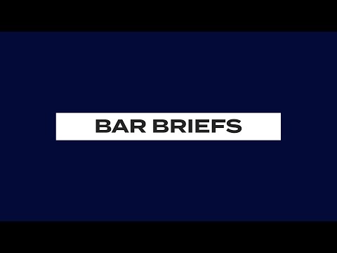 Bar Briefs with guests Kent Markus & Holly Wolf
