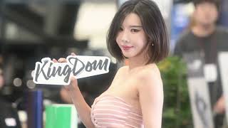 4K가로2023 레이싱모델 JOOA SONG송주아 오토살롱위크 3M 룩북포즈캠 튜브탑 핫팬츠