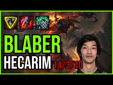 BLABER - HECARIM vs. LILLIA Jungle | NA CHALLENGER | PATCH 10.25