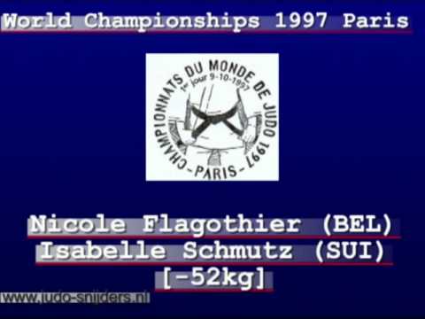 Judo 1997 Paris: Flagothier (BEL) - Schmutz (SUI) [-52kg].