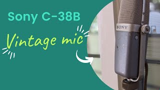 Video thumbnail for Testing the Sony C-38B vintage microphone by Hekho