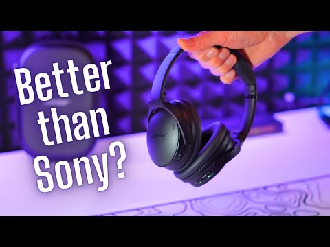 Bose QuietComfort Headphones - Wireless Bluetooth Headphones, Active Over Ear Noise Cancelling and Mic, USB-C Charging, Deep Bass, Up to 24 Hours of Playtime, Twilight Blue - Limited Edition Color video review thumbnail