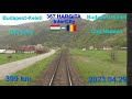 Route Budapest Keleti Szolnok Biharkeresztes Oradea Cluj Napoca 367 HARGITA IC Bp Keleti Braşov