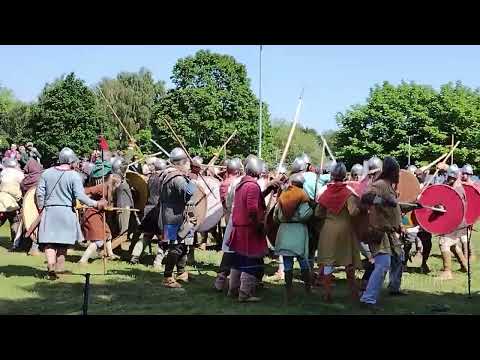 Medieval Larp VILLAGE  real life D&D game:  UK GAMES EXPO : BATTLE