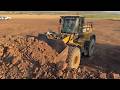 Cat 972 Wheel Loader Loading Mercedes MAN Trucks Sotiriadis Constructions 4k