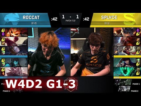 ROCCAT vs Splyce | Game 3 S7 EU LCS Summer 2017 Week 4 Day 2 | ROC vs SPY G3 W4D2
