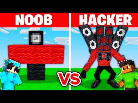 NOOB vs HACKER: I Cheated in a SPEAKERMAN Build Challenge!
