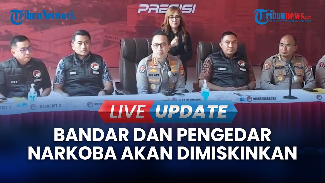 🔴 LIVE UPDATE | Jaringan Pengedar Narkoba Setengah Ton Lebih Akan Dimiskinkan