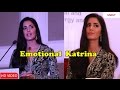 Uncut Katrina Kaif S Full Emotional Speech At Smita Patil Award 2016