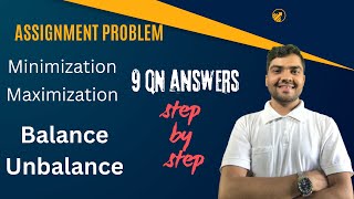 Download the video "Assignment Problems for Exams | Minimization, Maximization, Balanced & Unbalanced"