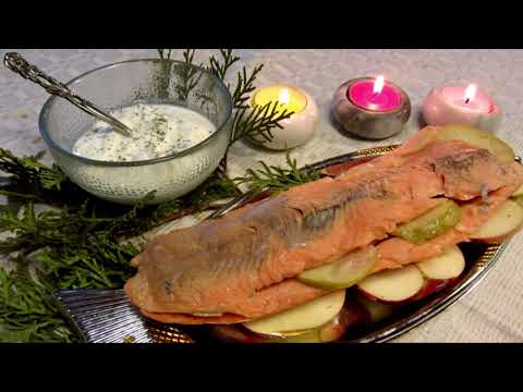 KalaMaken vinkit  Savustettu kirjolohi omenalla ja ilman