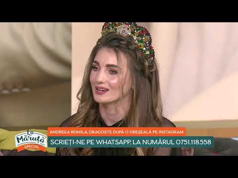 Andreea Romila, dragoste după o greșeală pe Instagram