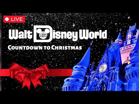 🔴AO VIVO🔴Contagem regressiva de 24 horas para o dia de Natal no Walt Disney World! Yule Log Ambience Live até 25 de dezembro