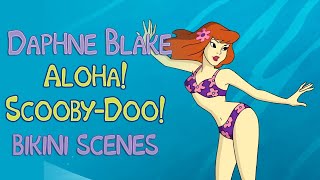 Daphne Blake bikini scenes from Aloha Scooby-Doo! 