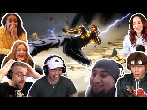 Saitama vs Genos One punch man episode 5 The ultimate master reaction mashup