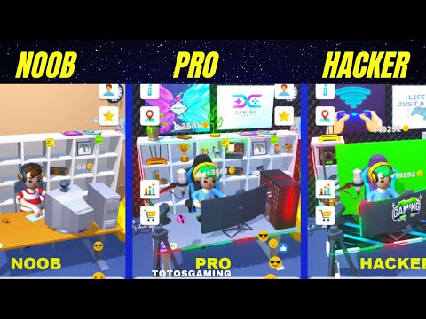 NOOB vs PRO vs HACKER - Idle Streamer Gameplay - YouTube