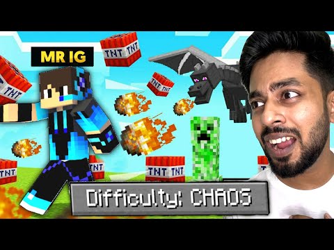 CHAOS MODE IN MINECRAFT | Minecraft tamil | Mr IG