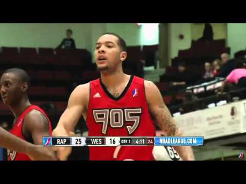 Raptors 905 Highlights: Berry's 4-Point Play - March 24, 2016