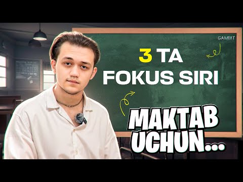 3 TA FOKUS SIRI MAKTAB UCHUN [MAGIC SECRETS 5] #gambit #magic