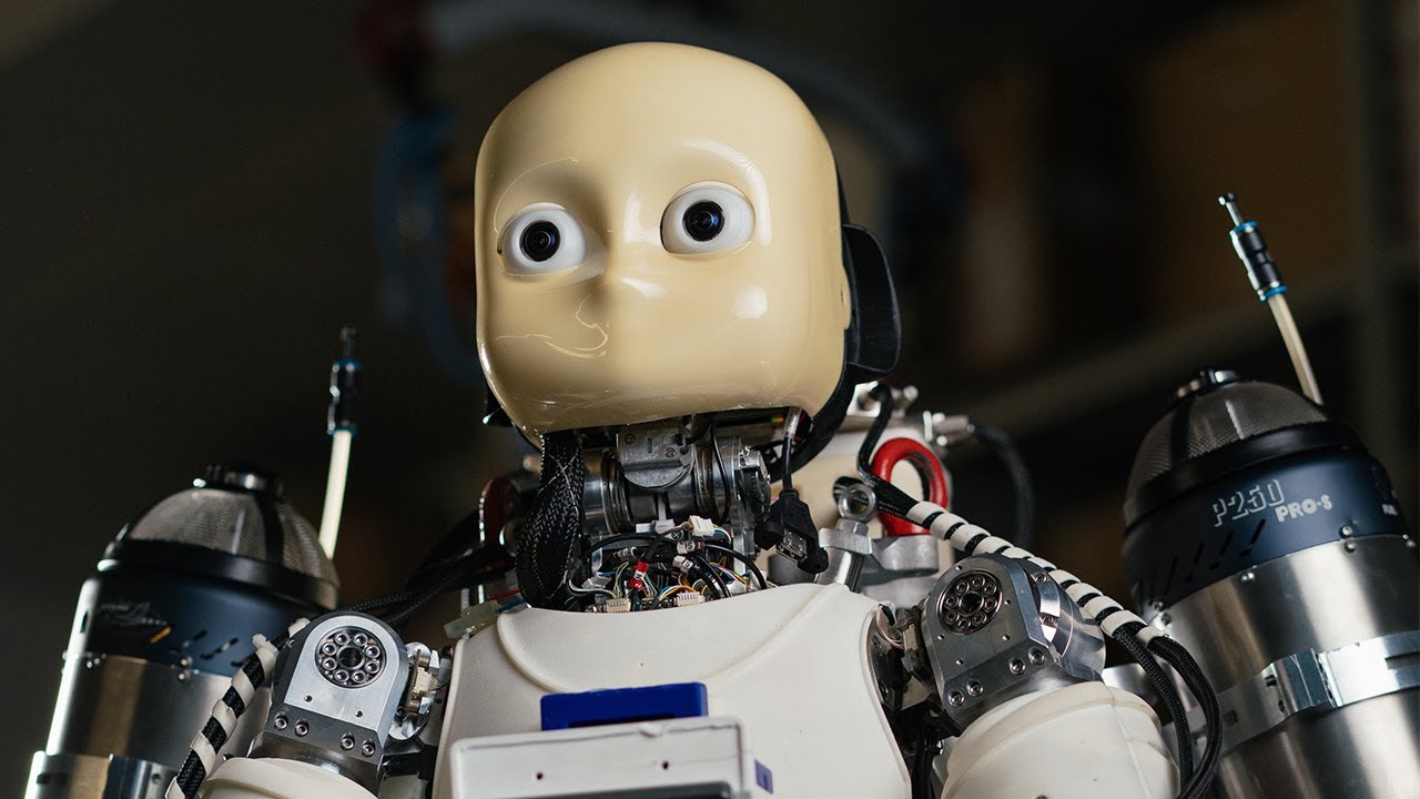 iRonCub3: First Liftoff of a Jet-Powered Humanoid Robot - YouTube