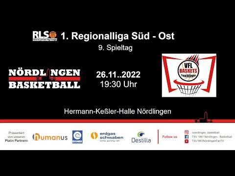 9.Spieltag TSV 1861 Nördlingen - VFL Baskets Treuchtlingen 114 : 58 !!!