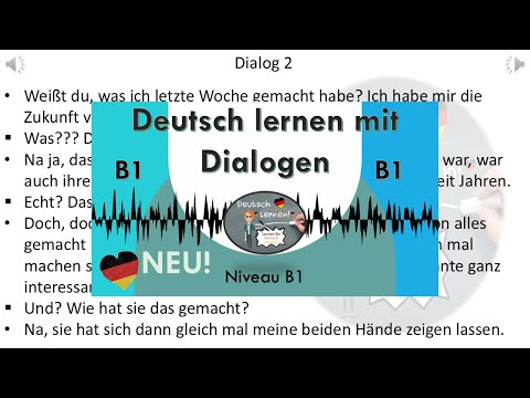 Dialoge B1  | Deutsch lernen durch Hören | 31 | #deutschlernen