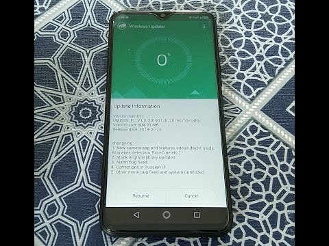Umidigi F1 Update V1.0_20190125_20190715-1855 Size 804.93MB
