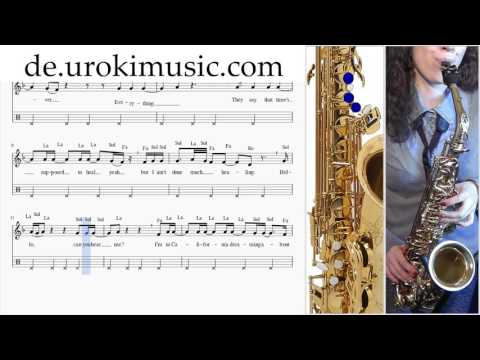 Saxophon Alt Lernen Adele Hello Teil#2 Saxophonunterricht Noten Schule Lied Lehrer Klasse Unterricht