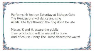 Cheap Trick - Being for the Benefit of Mr. Kite DVD Lyrics